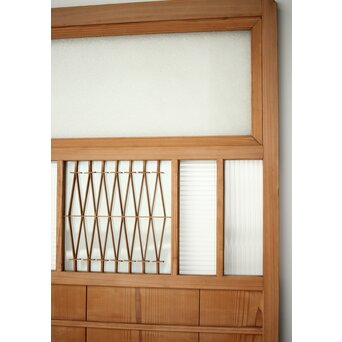 松葉組子のガラス戸　GD0190 