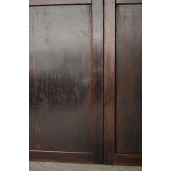 一枚板 飴色建具 2枚1組　B1043 