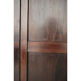 一枚板 飴色建具 2枚1組　B1043 