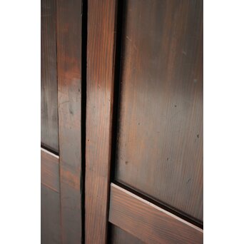 一枚板 飴色建具 2枚1組　B1043 