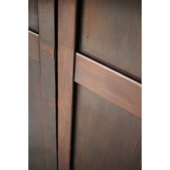 一枚板 飴色建具 2枚1組　B1043 