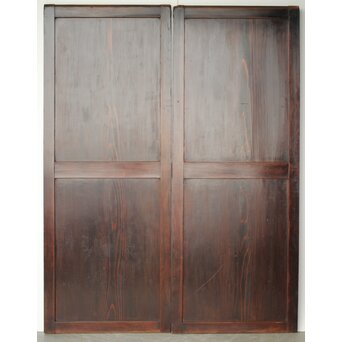 一枚板 飴色建具 2枚1組　B1043 B面　両面使いです