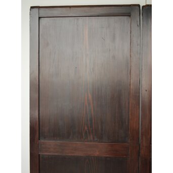 一枚板 飴色建具 2枚1組　B1043 