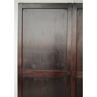 一枚板 飴色建具 2枚1組　B1043 