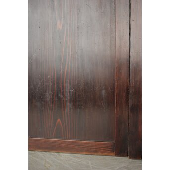 一枚板 飴色建具 2枚1組　B1043 