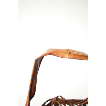 在銘 竹根 竹籠　U335 