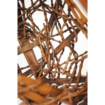 在銘 竹根 竹籠　U335 