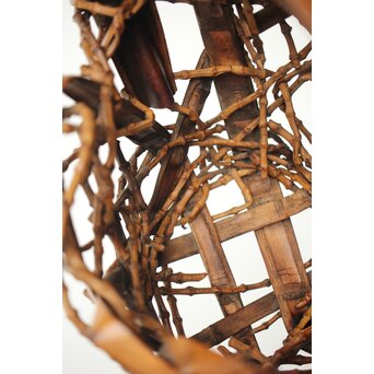 在銘 竹根 竹籠　U335 