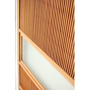 障子枠付 白木格子戸　L1102 