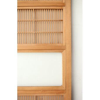 障子枠付 白木格子戸　L1102 