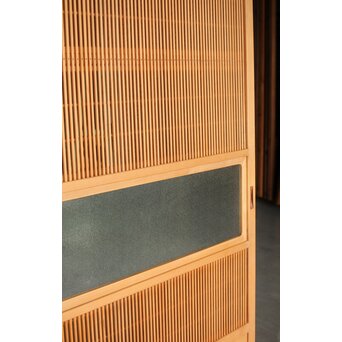 障子枠付 白木格子戸　L1102 ガラスはなしじガラスですね