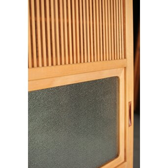 障子枠付 白木格子戸　L1102 