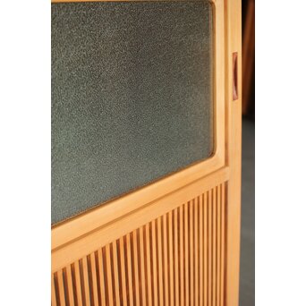 障子枠付 白木格子戸　L1102 