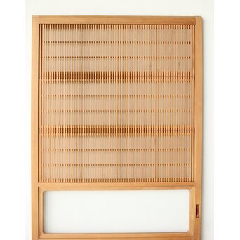 障子枠付 白木格子戸　L1102 