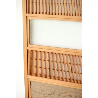 障子枠付 白木格子戸　L1102 