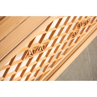 散らし組子欄間 2枚1組　R0323 