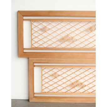 散らし組子欄間 2枚1組　R0323 