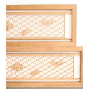 散らし組子欄間 2枚1組　R0323 