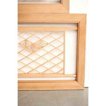 散らし組子欄間 2枚1組　R0323 