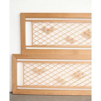 散らし組子欄間 2枚1組　R0323 