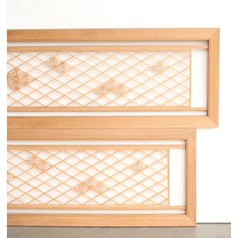 散らし組子欄間 2枚1組　R0323 