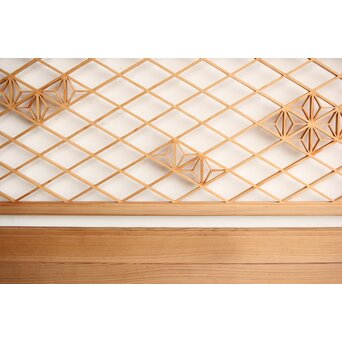 散らし組子欄間 2枚1組　R0323 