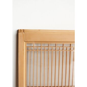 扇 両面ガラス組子書院 2枚1組　R0324 