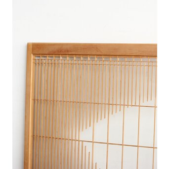 扇 両面ガラス組子書院 2枚1組　R0324 