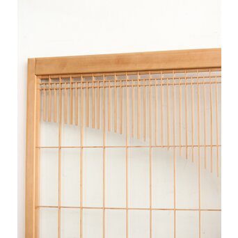 扇 両面ガラス組子書院 2枚1組　R0324 