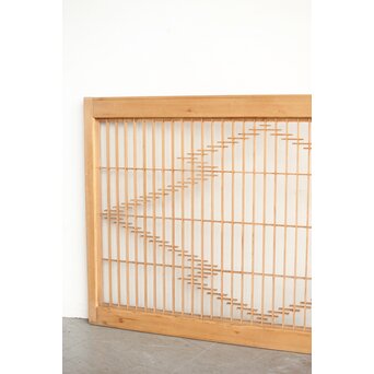 両面ガラス 松皮菱組子戸　R0325 