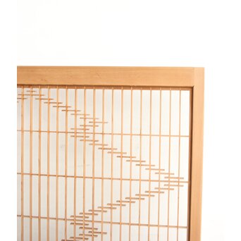 両面ガラス 松皮菱組子戸　R0325 