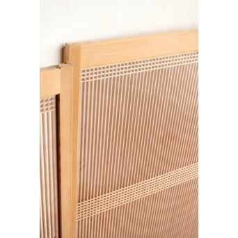 両面ガラス 繊細組子格子書院 2枚1組　R0326 