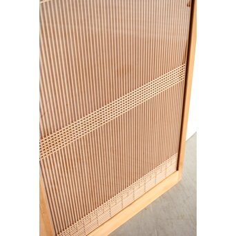 両面ガラス 繊細組子格子書院 2枚1組　R0326 両面ガラス仕様です