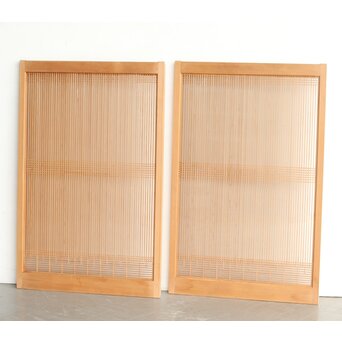 両面ガラス 繊細組子格子書院 2枚1組　R0326