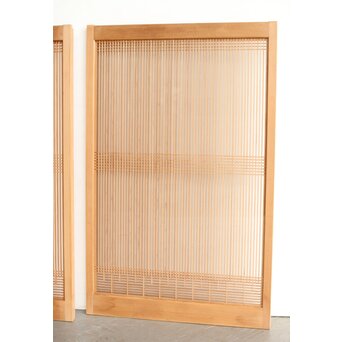 両面ガラス 繊細組子格子書院 2枚1組　R0326 