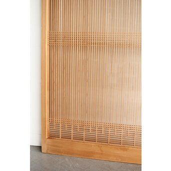 両面ガラス 繊細組子格子書院 2枚1組　R0326 