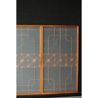 ガラス入 麻組子 3枚1組　R0327 