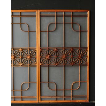 ガラス入 麻組子 3枚1組　R0327 