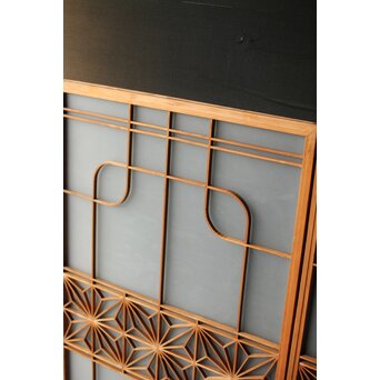 ガラス入 麻組子 3枚1組　R0327 