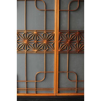 ガラス入 麻組子 3枚1組　R0327 