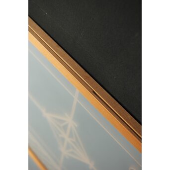 ガラス入 曲木組子S 2枚1組　R0338 