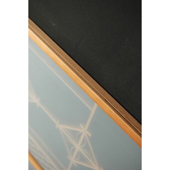 ガラス入 曲木組子M 2枚1組　R0339 