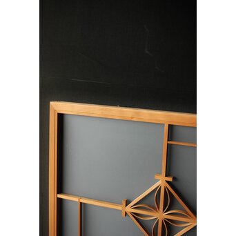 ガラス入 曲木組子M 2枚1組　R0339 