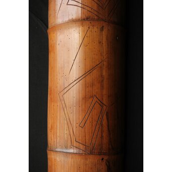 雷様 竹柱掛　U336 