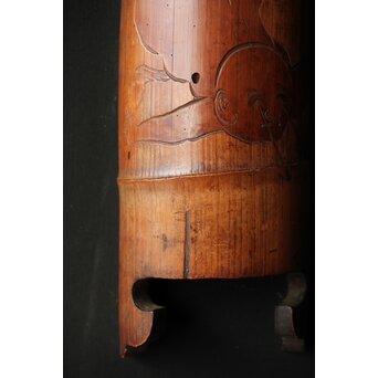 雷様 竹柱掛　U336 