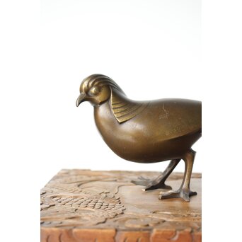 根箭忠緑 立体像 鳥　M377 