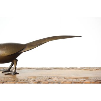 根箭忠緑 立体像 鳥　M377 