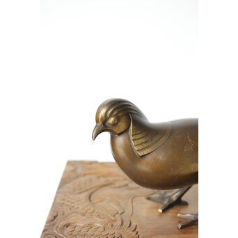 根箭忠緑 立体像 鳥　M377 