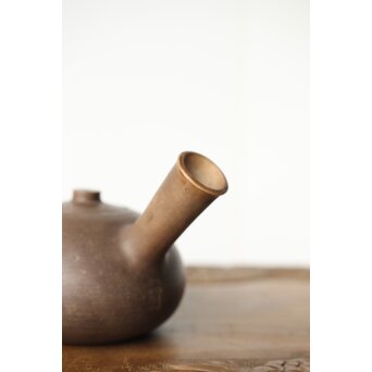 北越尼瀬之造 米和亭 ボーフラ 白泥急須　P417 