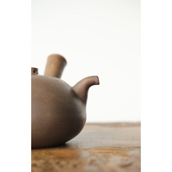 北越尼瀬之造 米和亭 ボーフラ 白泥急須　P417 